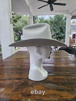 Vintage 80's Resistol Hat Western 10X Beaver Model Ridgtop Sz 6 3/4