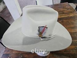 Vintage 80's Resistol Hat Western 10X Beaver Model Ridgtop Sz 6 3/4