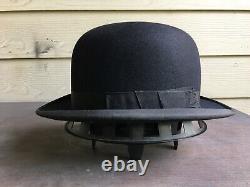 Vintage Antique American 1900s Fedora Beaver Felt Bowler Cowboy Hat 7 SASS