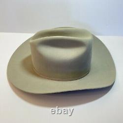 Vintage Antique John Stetson 5X XXXXX Beaver Cowboy Hat 55 6 7/8 Western USA
