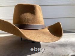 Vintage Antique Old West Cowboy Hat 7 1/4 Yellowstone 1923 1883 Eastwood