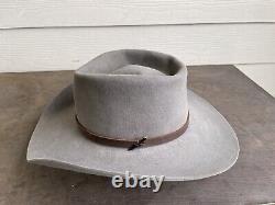 Vintage Antique Rugged Beaver Cowboy Hat Size 6 7/8 Yellowstone 1883 1923