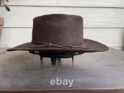 Vintage Antique Rugged Old West Cowboy Hat 6 7/8 Clint Eastwood Yellowstone 1883