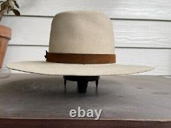 Vintage Antique Rugged Old West Cowboy Hat 7 1/8 Clint Eastwood Yellowstone 1883