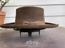 Vintage Antique Rugged Old West Cowboy Hat 7 1/8 Eastwood Yellowstone 1883