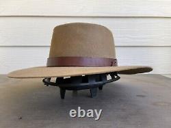Vintage Antique Rugged Old West Cowboy Hat 7 1/8 Gus 1883 Yellowstone Sam Elliot