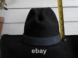 Vintage Antique Rugged Old West Cowboy Hat 7 1/8 Open Range Gus 1883 Yellowstone