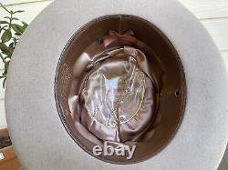 Vintage Antique Rugged Old West Cowboy Hat 7 Eastwood Yellowstone 1883 Curl