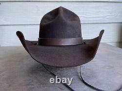 Vintage Antique Rugged Old West Cowboy Hat 7 Gus 1883 Yellowstone Sam Elliot