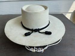 Vintage Antique Rugged Old West Eddy Bros Cowboy Hat 7 1/4 Clint Eastwood 58cm