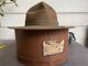 Vintage Antique Rugged Old West Resistol Cowboy Hat 7 1/8 Military Cavalry Wwi