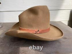 Vintage Antique Rugged Old West Resistol Cowboy Hat 7 3/8 Gus 1883 Yellowstone