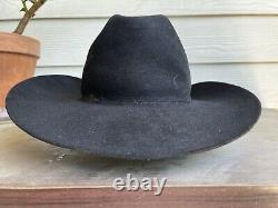 Vintage Antique Rugged Old West Resistol Cowboy Hat 7 3/8 Yellowstone 1883 Rip