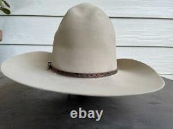 Vintage Antique Rugged Old West Stetson Cowboy Hat 7 1/8 Open Range Tom Mix Gus