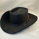 Vintage Beaver Hat 10x Western Cowboy Hat Black Litwins Rancher