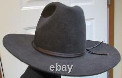 Vintage BEAVER HATS Ten X Quality Cowboy / Western Brown Size X Small 6 5/8 21