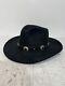 Vintage Beaver Brand Hat Xxxxx Fur Felt Cowboy Fedora 5x Black Solid