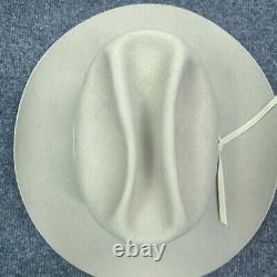 Vintage Beaver Hats Baskin's Dept. Stores Size 7 Ivory Cream Oval Western