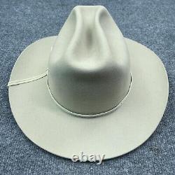 Vintage Beaver Hats Baskin's Dept. Stores Size 7 Ivory Cream Oval Western