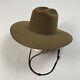 Vintage Beaver Creek Wide Brim Cowboy Hat 7 56cm Light Brown