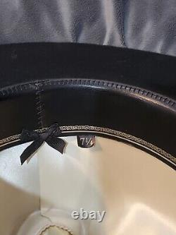 Vintage Black Resistol 10x Beaver Cowboy Hat Worn Once