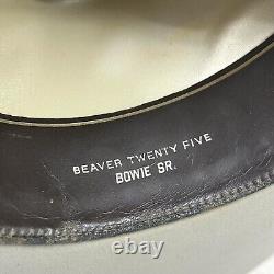 Vintage Bradford 25 Beaver Cowboy Hat Sz 7 Palomino Model With Box Read