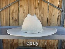 Vintage Distressed Stetson 61 Silverbelly 6x Hat Size 7 1/4