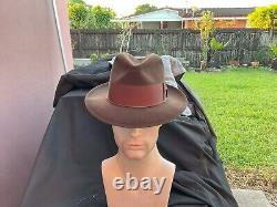 Vintage EXCELLENT 1940s Stetson Beaver Twenty Brown Sz 7+ To 7-1/8