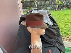 Vintage EXCELLENT 1940s Stetson Beaver Twenty Brown Sz 7+ To 7-1/8