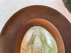 Vintage EXCELLENT 1940s Stetson Beaver Twenty Brown Sz 7+ To 7-1/8