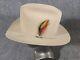 Vintage Excellent 1970s-1980s Stetson 4x Beaver Silverbelly Cowboy Hat 7-1/4