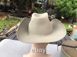 Vintage Excellent 60s Resistol Beaver SilverBelly Cowboy 7-1/8+++ 7-1/4