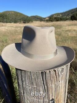 Vintage Henry the Hatter Silverbelly One Hundred Genuine Beaver Cowboy Hat 7