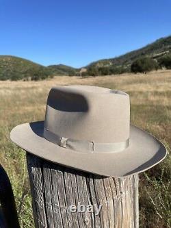 Vintage Henry the Hatter Silverbelly One Hundred Genuine Beaver Cowboy Hat 7