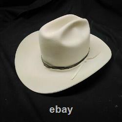 Vintage JB Stetson 5X Beaver XXXXX Cowboy Hat Beige sz 7