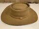 Vintage John B. Stetson 4x Beaver Gambler Style Cowboy Beige Hat Size 7 3/8