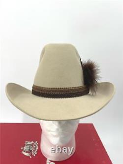 Vintage John B Stetson 5X XXXXX Beaver Cowboy Western Hat Size 7 + Box