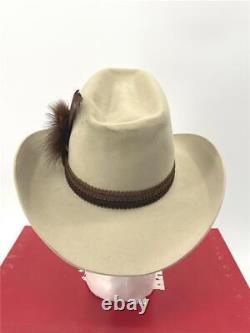 Vintage John B Stetson 5X XXXXX Beaver Cowboy Western Hat Size 7 + Box