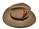 Vintage John B. Stetson Co. 4x Beaver Cowboy Hat Tan Size 7-3/8 Usa