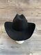 Vintage John B Stetson Cowboy Western Hat 4x Beaver Felt Sz 6 7/8 Black Made Usa