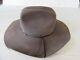 Vintage John B Stetson Hat 4x Beaver Rancher Size 7-1/8 Grey Fur Cowboy Western