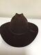 Vintage John B Stetson Hat 4x Beaver Xxxx 55 6 7/8 Made Usa Brown Western Cowboy