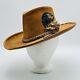 Vintage John B Stetson Hat Beaver Tony Alamo Of Nashville Cowboy Hat Feathers M