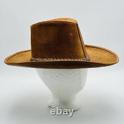 Vintage John B Stetson Hat Beaver Tony Alamo of Nashville Cowboy Hat Feathers M