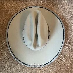 Vintage John Stetson 5X XXXXX Beaver Cowboy Hat Felt Size 7 With Original Box