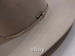 Vintage John Stetson 5X XXXXX Beaver Cowboy Hat size 7 5/8