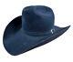 Vintage Larry Mahan Vintage 6xxxxxx Beaver Black Felt Cowboy Western Hat 7 1/4