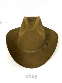 Vintage Men's Bailey Size 7 1/4, Walnut, 5X Beaver, Western Cowboy Hat