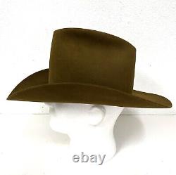 Vintage Men's Bailey Size 7 1/4, Walnut, 5X Beaver, Western Cowboy Hat