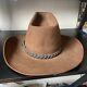 Vintage Men's Stetson 5x Brown Chocolate Western Cowboy Hat Size 7 3/8